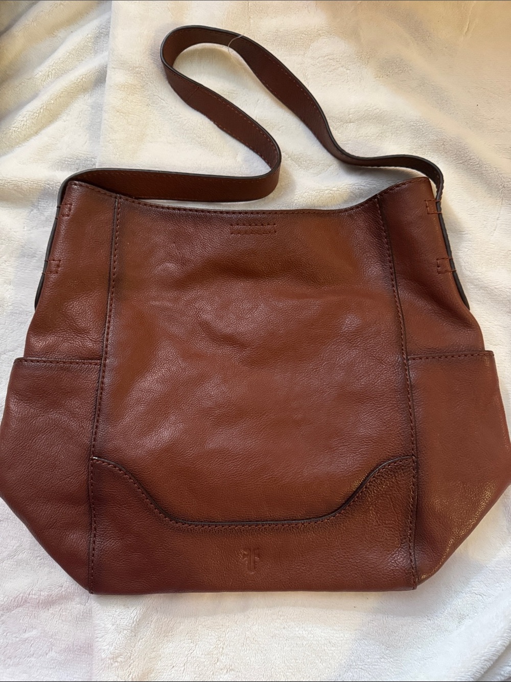 Frye Brown Leather Shoulder Bag